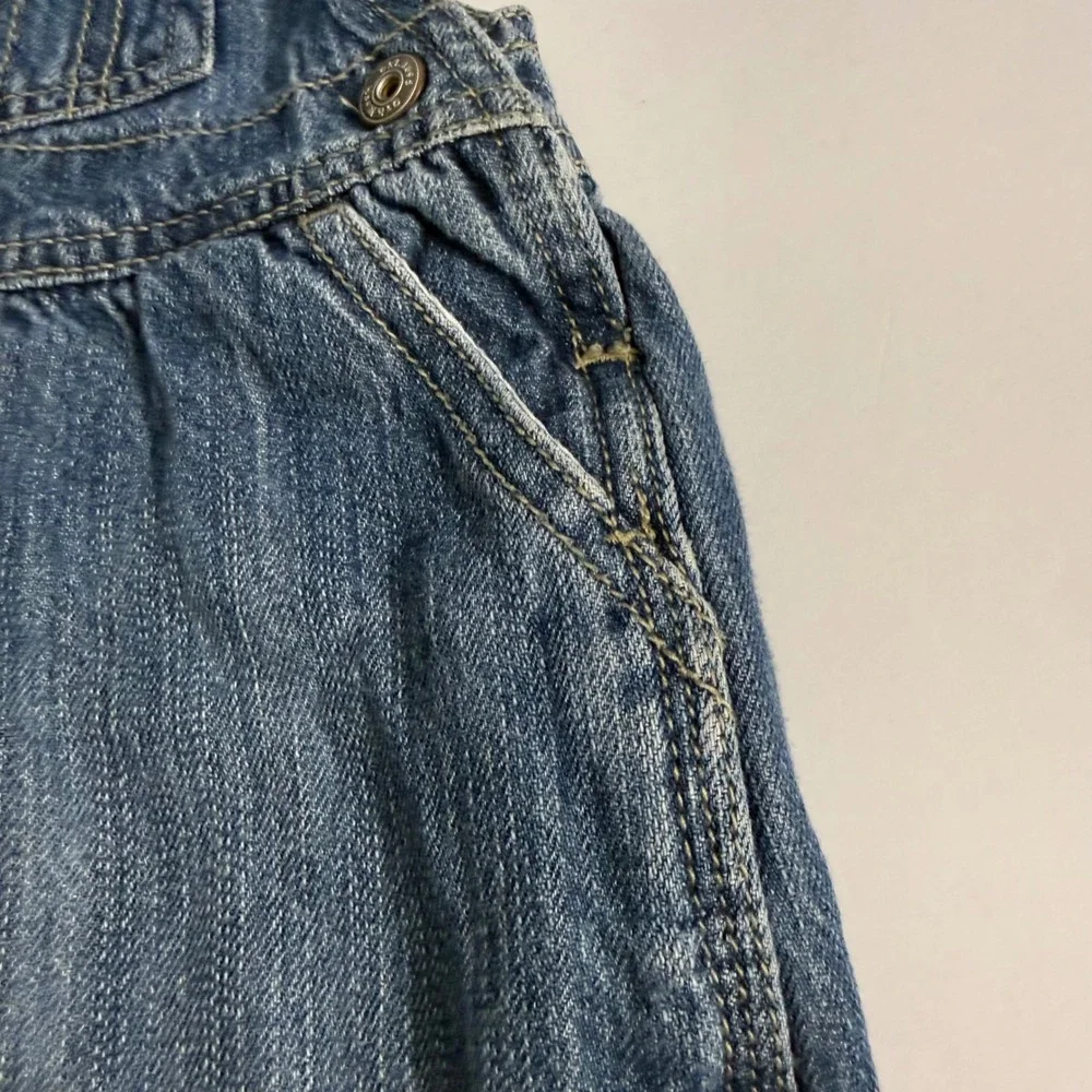 Vintage Y2K Denim Oshkosh Bgosh Skirtall Overall Dress Cotton 18 month girls